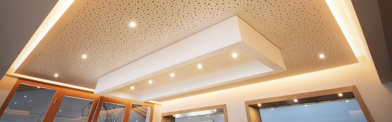 MHW Hotel Marienburg Trockenbau Decke mit indirekter Beleuchtung